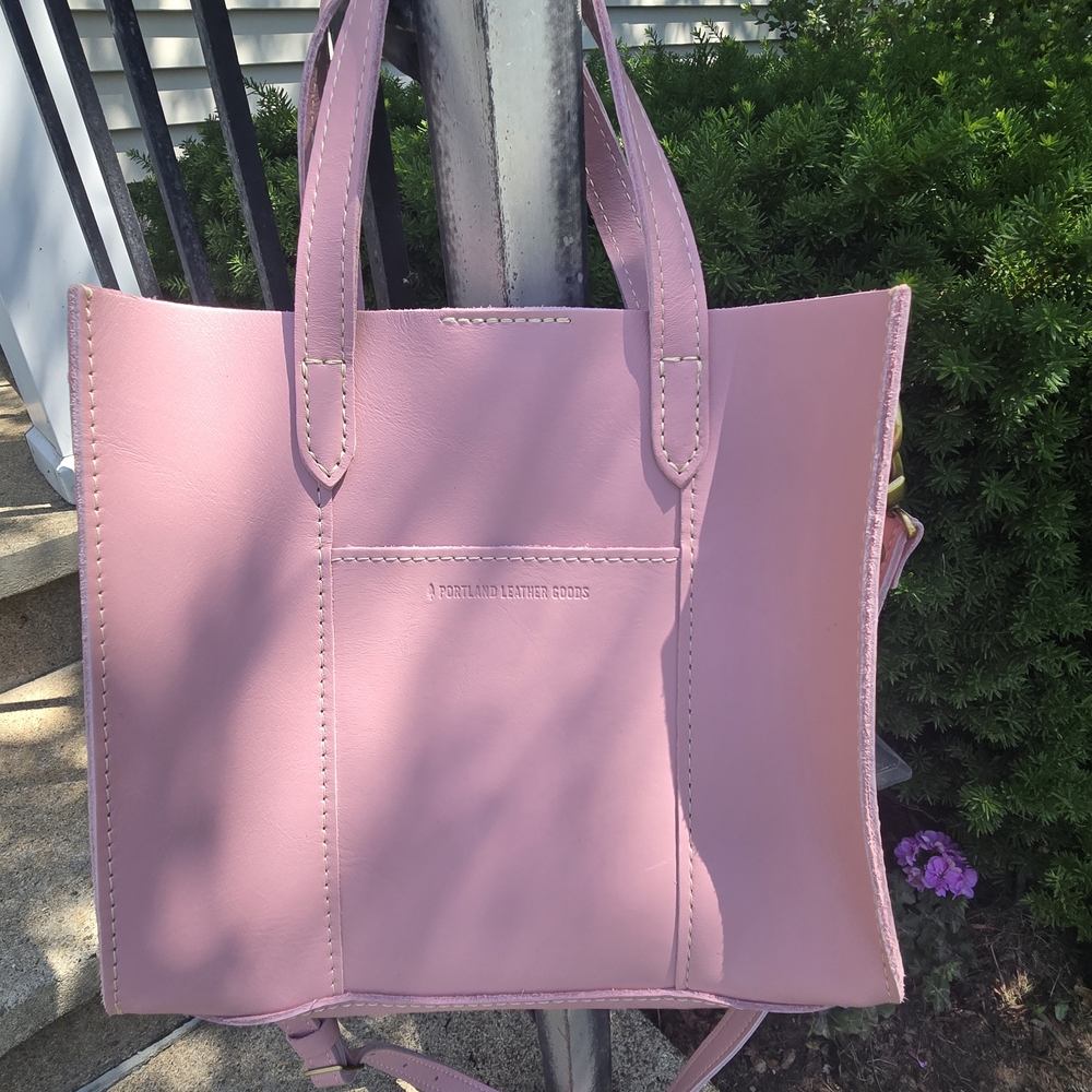 Portland Leather Vintage Pink Lola Crossbody- New